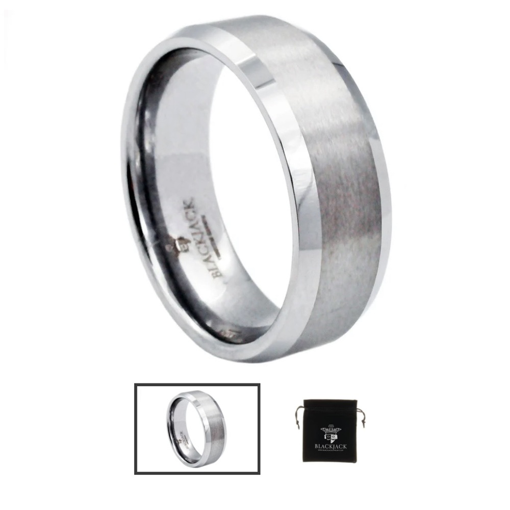 Mens Tungsten Band
Ring